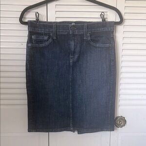 7 for all mankind size 27 Denim Blue Women's Skirt